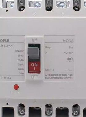 人民电器塑壳断路器RDM1-125L-250L-400L-630L/4300四极空气开关
