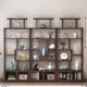 博古架中式 饰品架书架 隔断茶叶架展示架茶室茶具茶壶收纳架摆件装