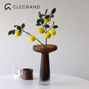 花瓶高级感客厅桌面干花插花装 饰品摆件轻奢高档电视柜样品间摆设