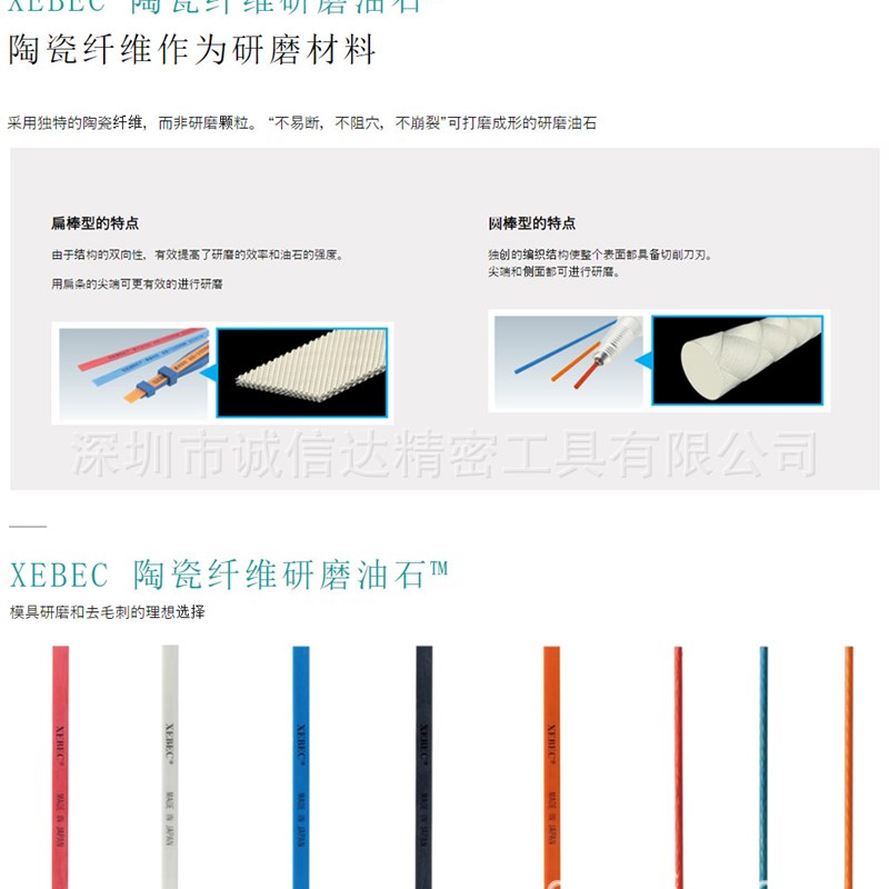 XEEC锐必克A- W  P O L D V-2004M 2004L陶瓷纤研磨油石