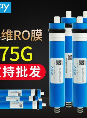 净水器滤芯RO反渗透膜100G加仑纯水机RO膜0.0001微米OVAY澳维膜