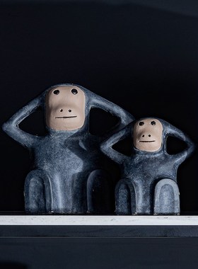 DCASA 卡通陶瓷龙IP乔迁喜庆摆件儿童房间书桌创意装饰手工艺术品