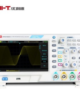 优利德UPO2102CS双通道数字存储荧光示波器 100MHZ带宽 1G采样率