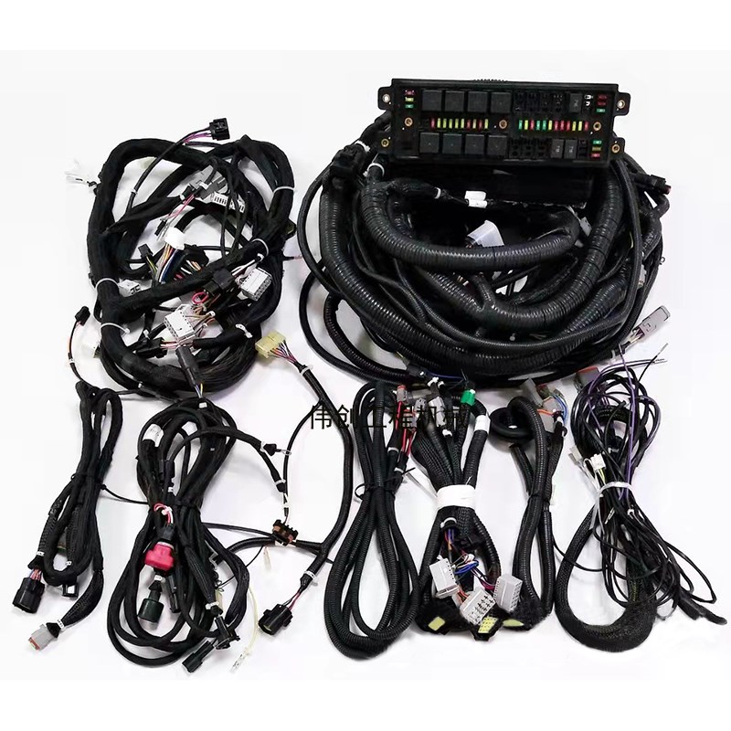 现代挖掘机R220-9S主线束驾驶室保险丝发动机线束配件21Q6-18100