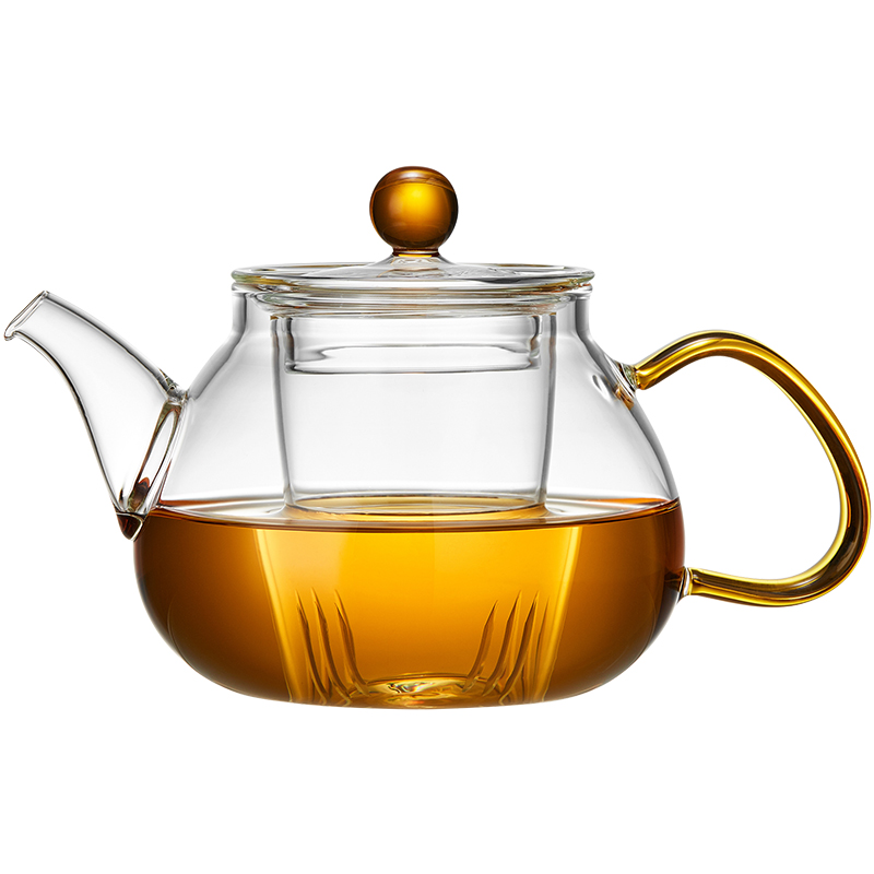 玻璃茶壶耐高温加厚茶o水分离花茶壶家用单壶过滤煮泡茶器茶具套