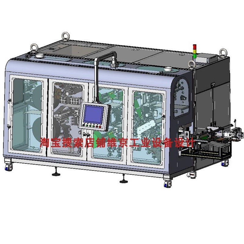 锂电池电芯卷绕机图纸/锂电池卷绕机图纸