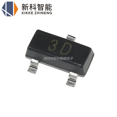 贴片三极管 MMBTA44 A44 丝印3D SOT-23 400V200mA NPN 3000只