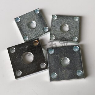 工业铝型材配件 脚杯地脚支撑件 4040 4545碳钢端面连接板