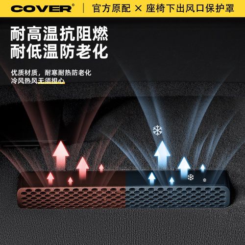 25款埃安昊铂HT座椅下出风口保护罩后排空调防尘罩汽车改装饰配件