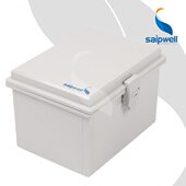 生产合页带扣塑料壳体户外防水配电接线盒150 130电源开关盒 200