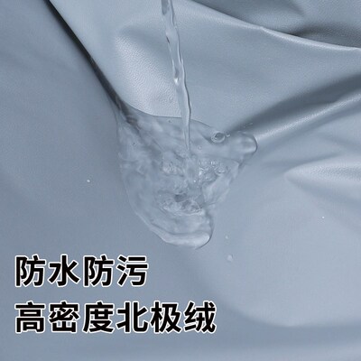 电动车挡风被冬季分体式加绒加厚电瓶踏板摩托防风冬款9号PU小牛