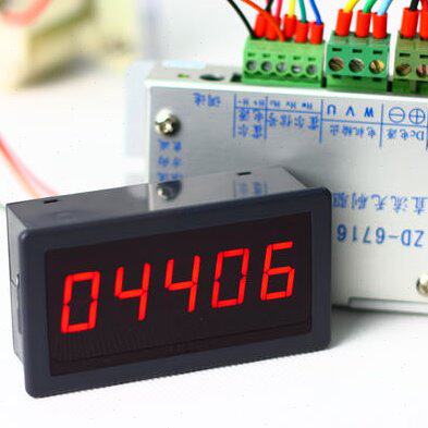 5166FR转速表可配无刷电机步进闭环电机五位显示转速频率5V或24V