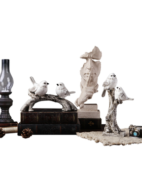 复古小摆件留声i机创意家居客厅欧式服装咖啡店店铺轻奢酒柜装饰