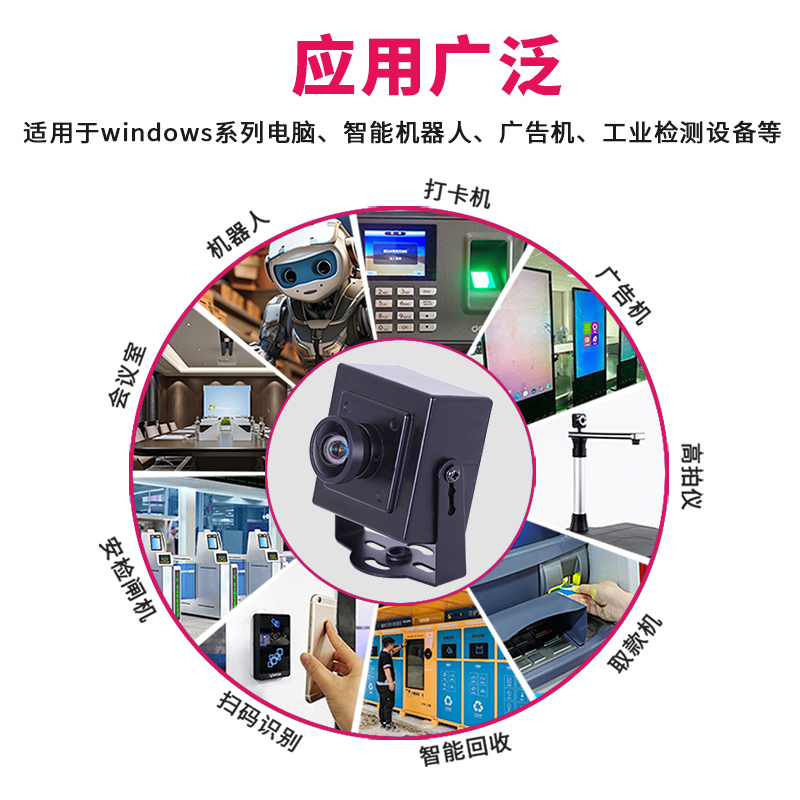 1080P同轴高清红外AHD模拟DVR录影机BNC接口无畸变监控工业摄像头