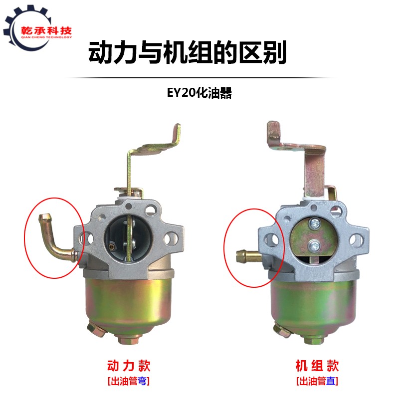 罗宾汽油a机微耕机抹光机EY20 EY28 RGX2400 EH12-2D冲击夯化油器