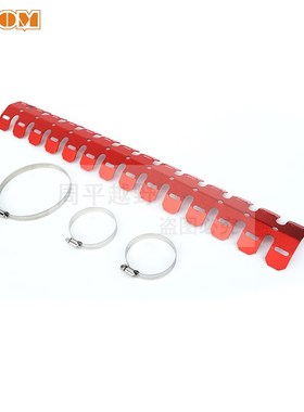 恒舰两冲摩托车排气保护管KTMYZCR Z300M开禧罩护壳前段防摔防烫