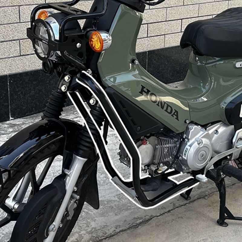 适用于幼b兽CC110护杠摩托车改装保护杠防摔保险杠防撞杆底板