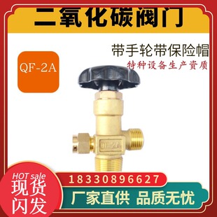 二氧化碳阀 QF-2A阀门 氧气瓶阀角阀 氩气瓶头工业气瓶阀钢瓶配件