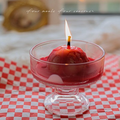 《草莓特调》好看特别女生伴手礼物香薰蜡烛fourmealsfourseasons