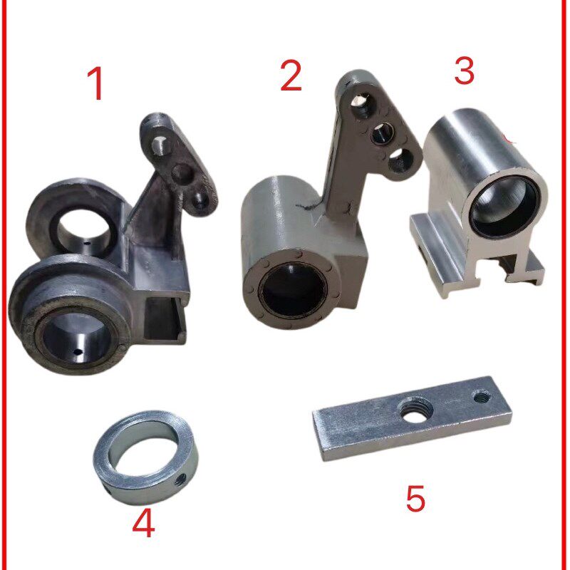 纺织机械配件 倒毛机配件 倒纱杆 倒毛机铝座 简易铝座 开口铝座