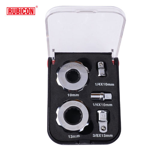 原装罗宾汉RUBICON 迷你1/4棘轮套筒接头5件套 RFR-5