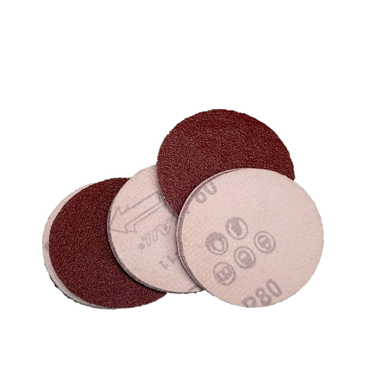 2寸50mm气磨机沙皮纸3寸75mAm干磨机沙纸植绒砂纸片自粘圆形砂纸