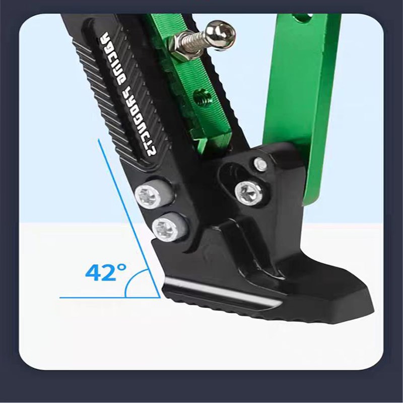 改装摩托车三脚架深远009号9小牛电动汽车通用脚支撑铝合金可调侧