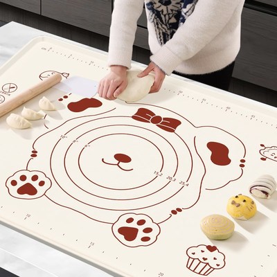 硅胶揉面垫面板加厚食品级揉面垫子和面垫案板家用擀面垫防滑面食