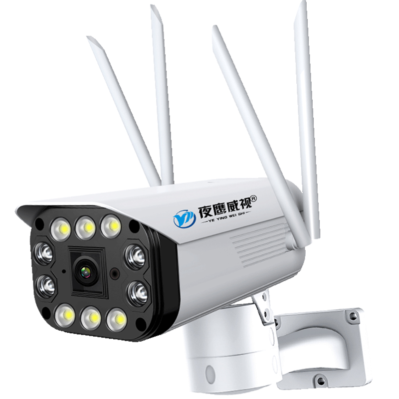 无线摄像头wifi手机无需网络远程家用监控器室外防水枪机高清夜视