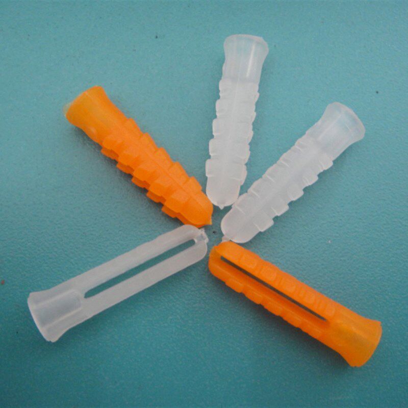 塑料膨胀管m6墙塞自攻钉螺丝胶塞胶粒PP新料M6*25厂家直销2000