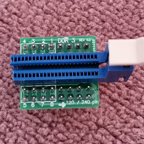 DDR3代内存转接座 专用于SPD烧录器 SPD刷写器 内存烧录器转接座