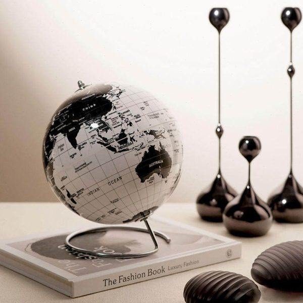 线条地球仪黑白英文版亚克力摆件现风简约书房书柜公室装饰品,饰品/流行首饰/时尚饰品新,摆件,淘宝优惠券,粉丝福利购,淘宝优惠卷