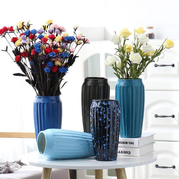现代简约客厅电视柜创意插花摆件家居装饰品陶瓷干花花瓶花艺摆设,家居饰品,花瓶,淘宝优惠券,粉丝福利购,淘宝优惠卷
