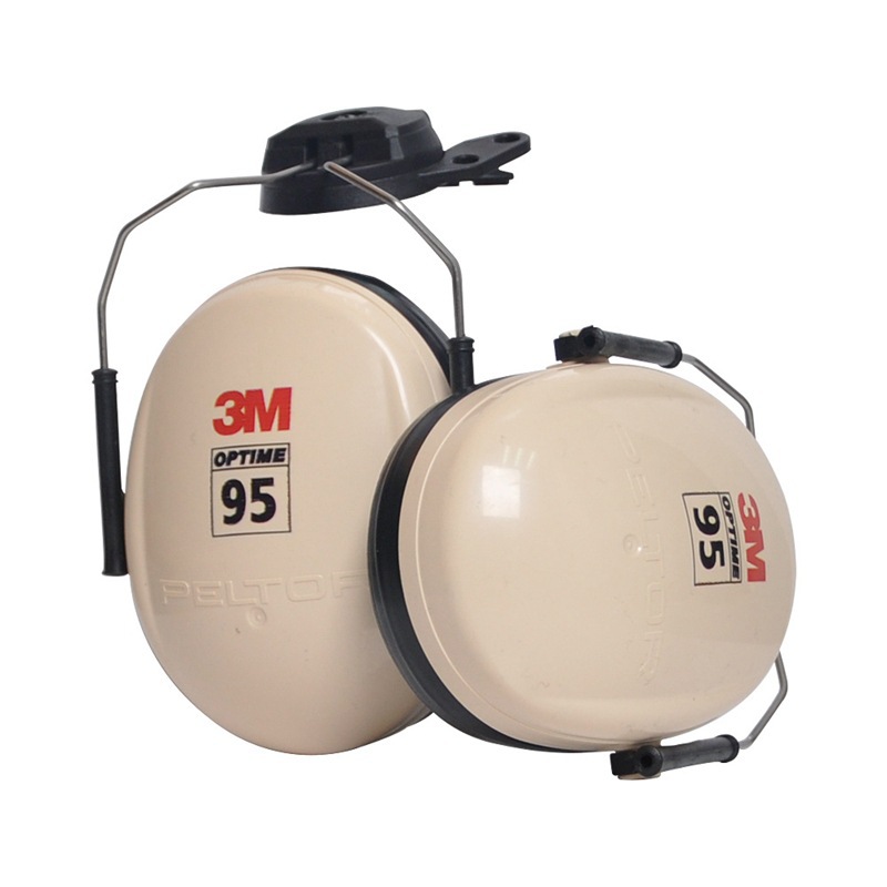 3M H6P3E挂安全帽式耳罩 防噪声降噪音工业防护耳罩 听力防护耳罩