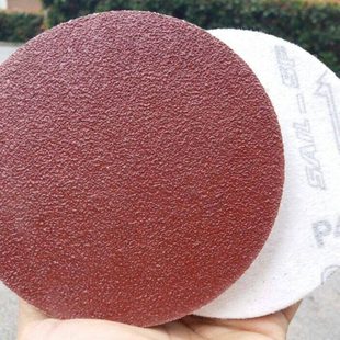 包邮 5寸砂纸片125MM拉绒片 植绒打磨片 圆盘砂 拉绒砂纸片