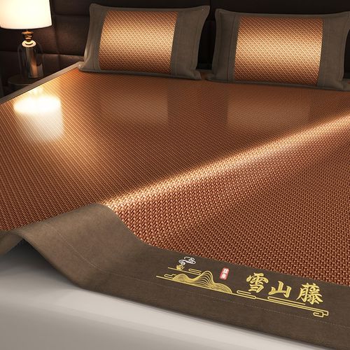 夏季冰丝凉席藤席2025新款可机洗凉感竹席夏凉垫空调席子婴儿可用