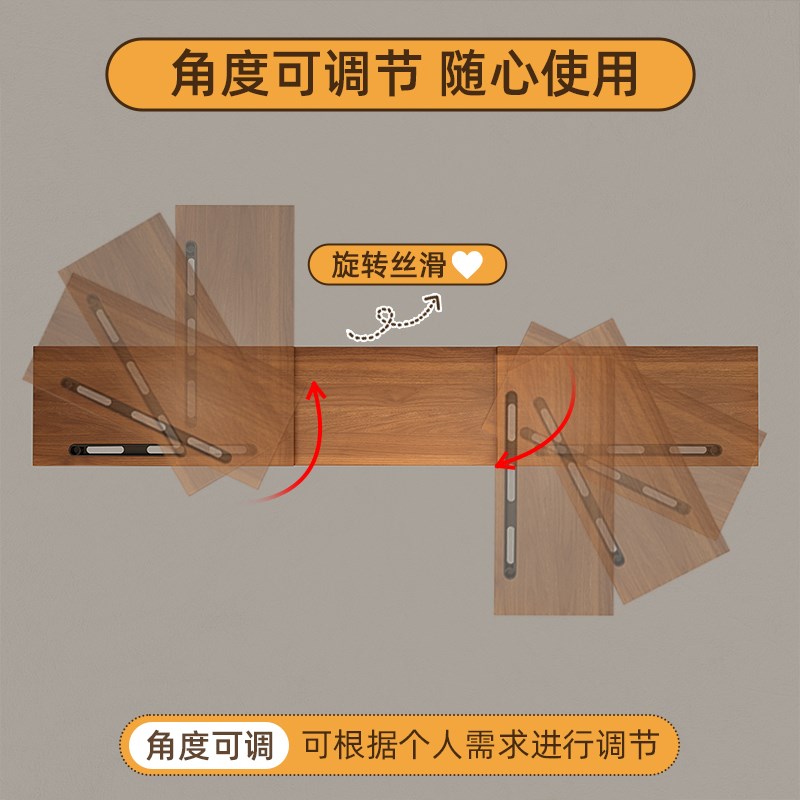 可旋转伸缩转角电脑增高架双萤幕显示桌面收纳办公桌家用笔记本托