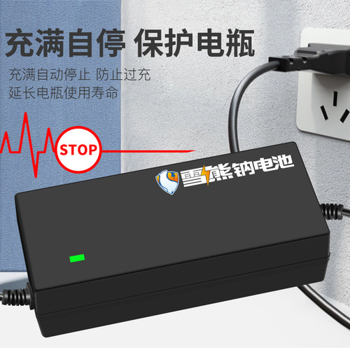 雪熊钠离子电池充电器电动车充电器12v24v36v48v60v72v各种容量