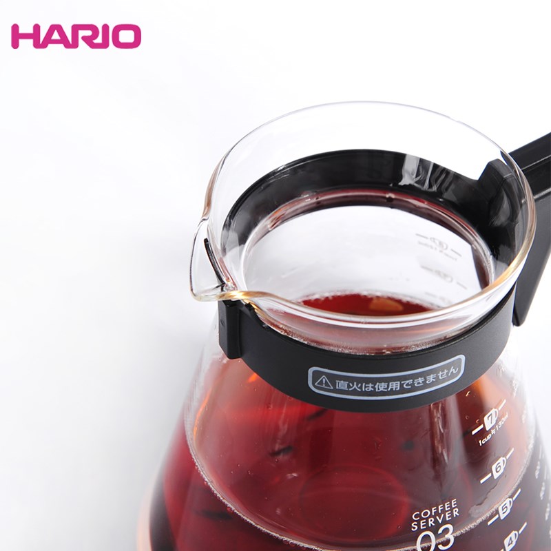 Hario咖啡壶哈里欧耐热玻璃壶可爱壶手冲咖啡分享壶 VCS-01B/02B