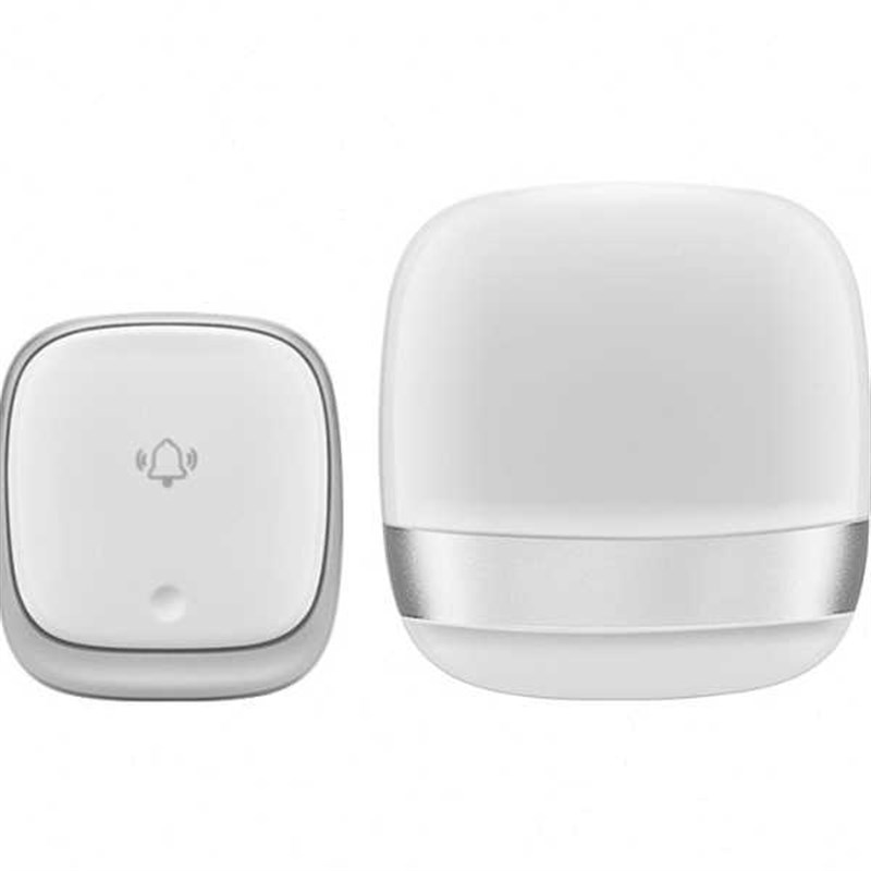 自发电无线门铃家用叮咚智能防水音乐门铃无线闪光一拖一门铃B911