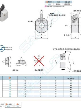 上隆自动化STCY-10 12 15 16 铝合金20 22 25 30固定环快速安装型