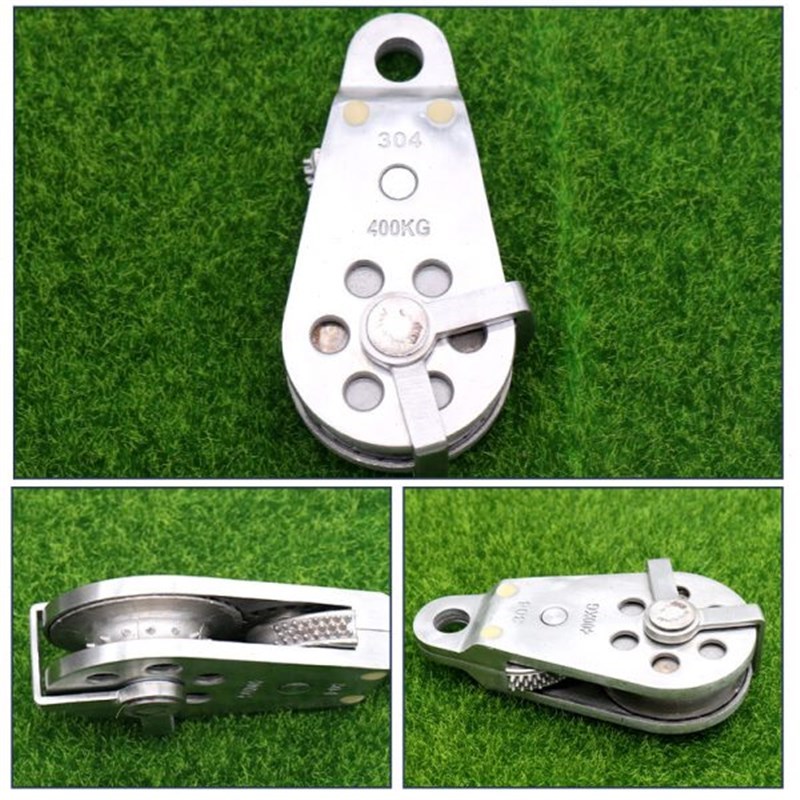 现货速发双向防坠吊运提拉上升器省力滑轮组升降空调安装小型起重