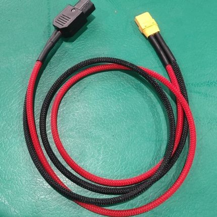 大炮充电器输出线品字头10awg硅胶线输出线安德森转XT90转换线