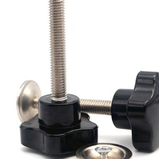 丝印机螺丝台丝印网印机配件M8M10顶网固定网夹具梅花塑料丝杆垫