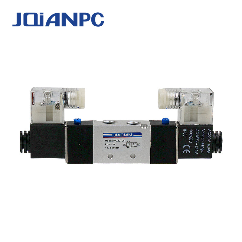 供应电磁阀4V220-08 DC12V AC220V DC24V多种电压可选