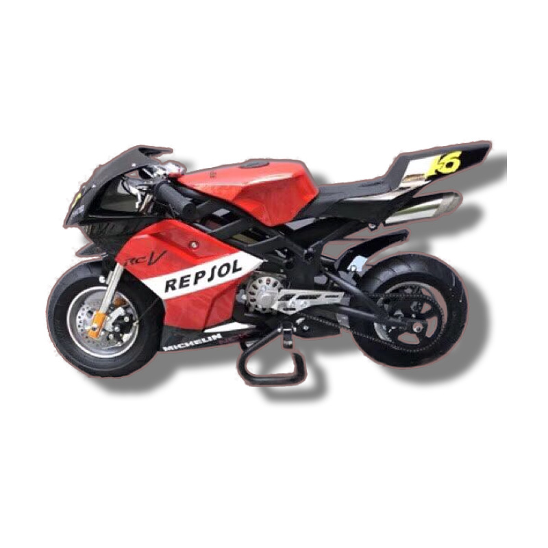 箭头小跑摩托车 新款49CC小赛车 儿童趴赛越野车 山地越野摩托车