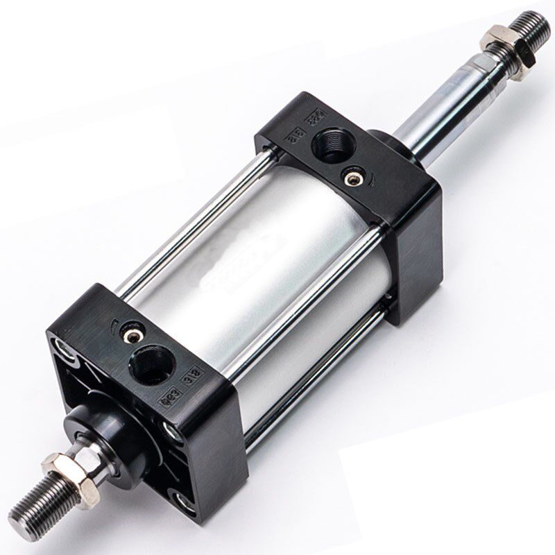 亚德客型标准双出气缸SCD32/40/50/63/80/100X25X50*75x90X100