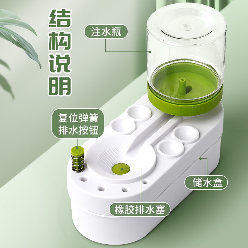 画笔清洗器色彩颜料笔洗笔桶水粉笔洗毛笔小马桶型宠物猫喝水洗笔