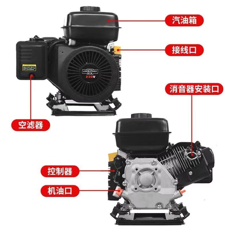 全自动智能变频48V60V72V电动三轮四轮车大功率续航增程器发电机