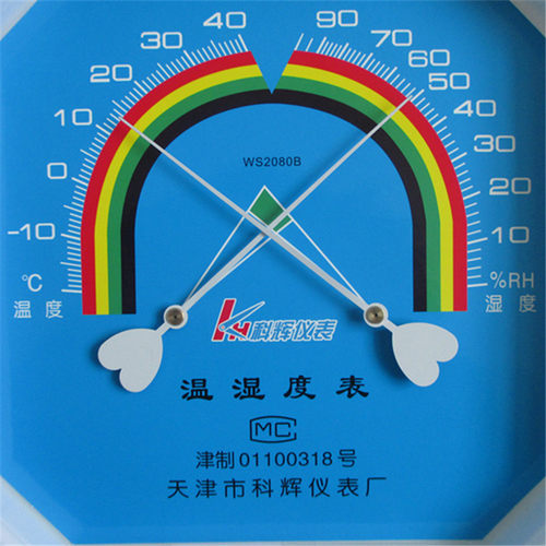 天津科辉温湿表温湿度计WS2080B温湿计家用温度表干湿温度计